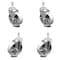 Service Caster 5 Inch Semi Steel Wheel Swivel 10mm Threaded Stem Caster Brake SCC, 2PK SCC-TS20S514-SSS-M1015-2-TLB-2 - alternate 1